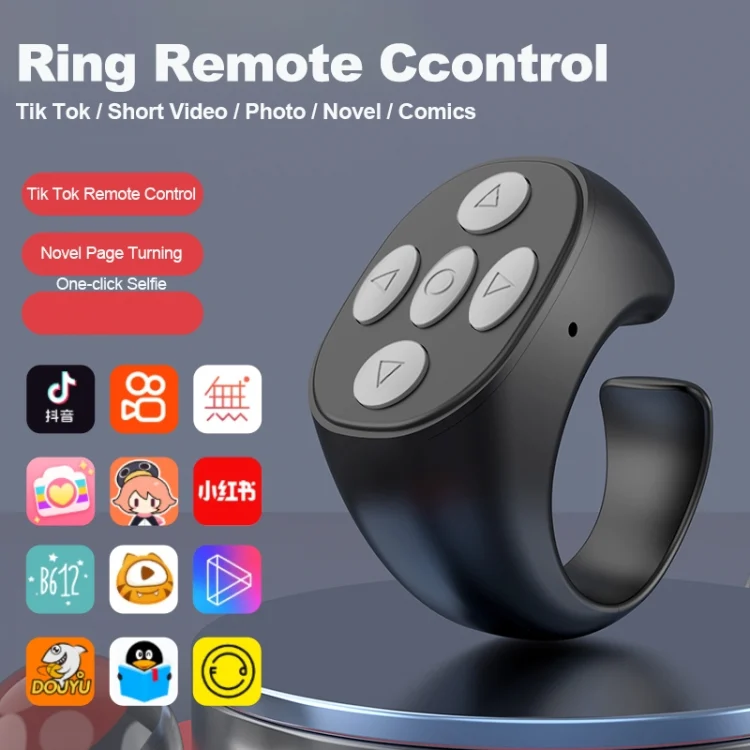EDA0058649_B3.webp JX-05 5-button Bluetooth Remote Control Cellphone Smart Ring Remote Control, JX-05 - Image 4