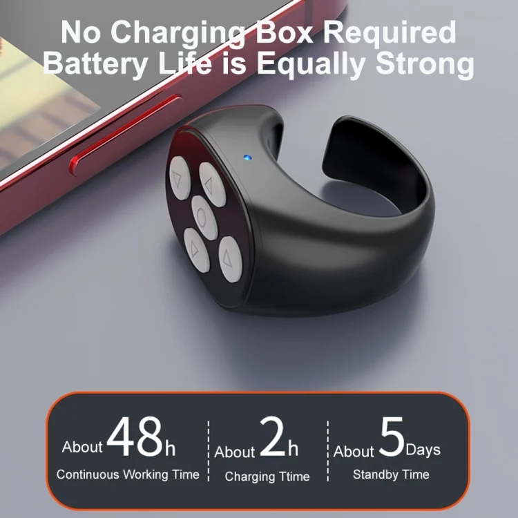 EDA0058649_B4.webp JX-05 5-button Bluetooth Remote Control Cellphone Smart Ring Remote Control, JX-05 - Image 5