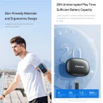 awei T67 Air Conduction TWS Bluetooth Earbuds, T67 Black, T67 White, T67 Purple, T67 Khaki - Image 5