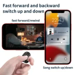 JX-05S 5-button Bluetooth Remote Control Cellphone Smart Ring Remote Control with Charging Case, JX-05S - Image 8