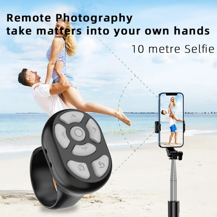 EDA0058670_B6.webp S20 Portable Smart Wireless Bluetooth Ring Remote Control with Charging Case, S20 - Image 7