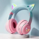 BT612 LED Cat Ear Single Sound Folding Bluetooth Earphone with Microphone - Image 2