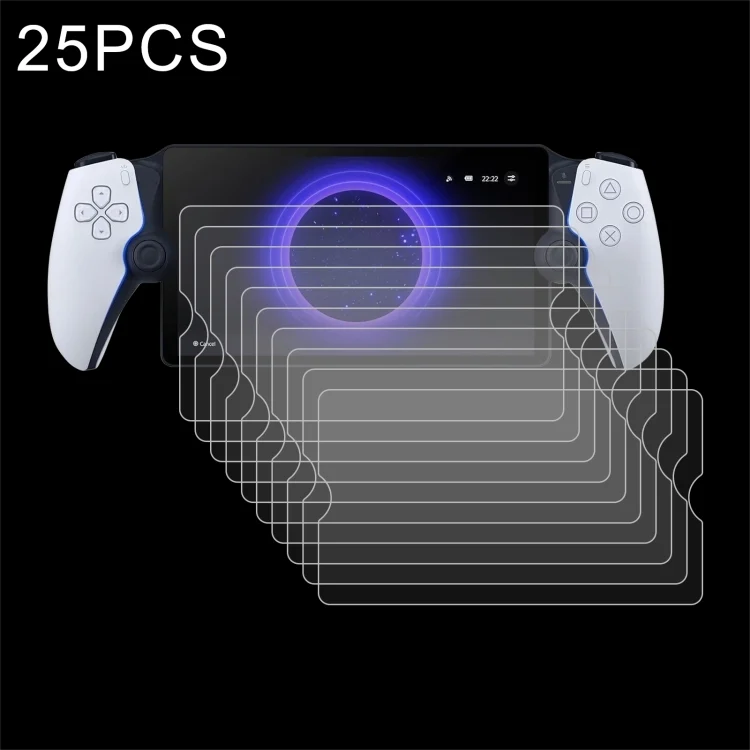 25pcs 9H 0.3mm Explosion-proof Tempered Glass Film, 25pcs For Sony PS5
