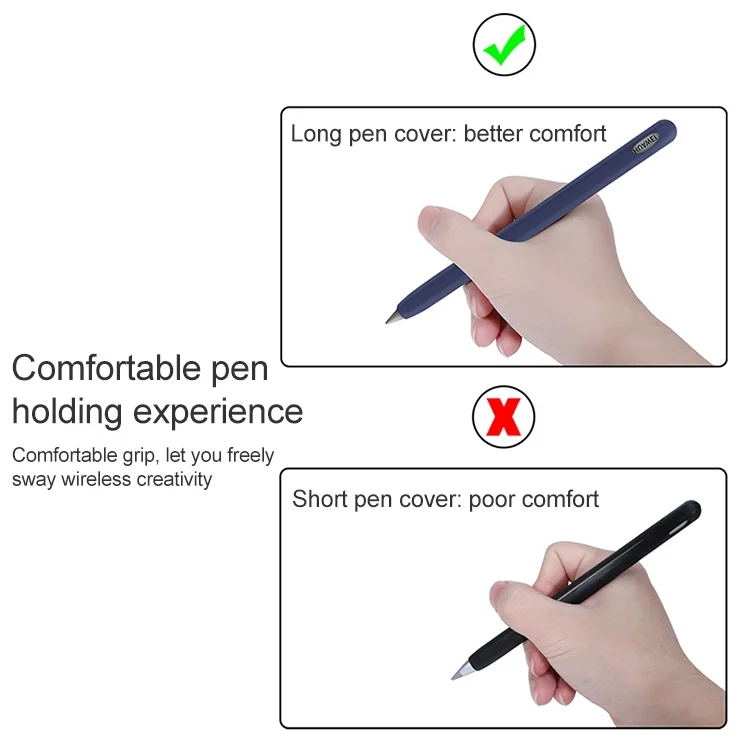 EDA00589901C_3.webp For Huawei M-pencil Stylus Touch Pen Integrated Non-slip Silicone Protective Cover - Image 4