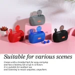 T&G TG810 2 in 1 Portable Outdoor Speaker + Mini Wireless Bluetooth Earphone - Image 4