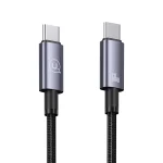 USAMS US-SJ661 Type-C To Type-C 60W Fast Charge Data Cable, Length: 1.2m, US-SJ661 - Image 2