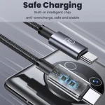 USAMS US-SJ661 Type-C To Type-C 60W Fast Charge Data Cable, Length: 1.2m, US-SJ661 - Image 5