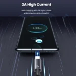 USAMS US-SJ663 USB To Type-C 3A Fast Charge Data Cable, Length: 1.2m, US-SJ663 - Image 4