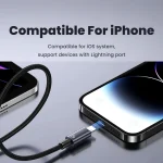 USAMS US-SJ667 USB To 8 Pin 2.4A Fast Charge Data Cable, Length: 1.2m, US-SJ667 - Image 6