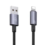 USAMS US-SJ669 USB To 8 Pin 2.4A Fast Charge Data Cable, Length: 2m, US-SJ669 - Image 2