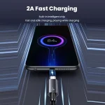 USAMS US-SJ668 USB To Micro USB 2A Fast Charge Data Cable, Length: 1.2m, US-SJ668 - Image 4