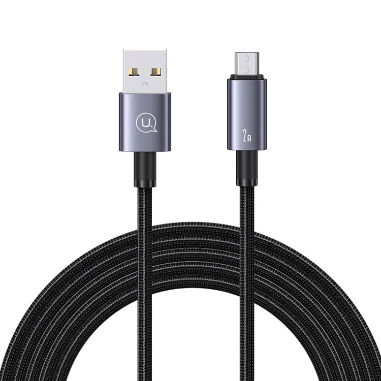 USAMS US-SJ670 USB To Micro USB 2A Fast Charge Data Cable, Length: 2m, US-SJ670