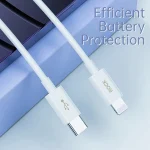 ROCK Simple Series 1m 27W USB-C / Type-C to 8 Pin Fast Charging Data Cable, RCB0842 - Image 8