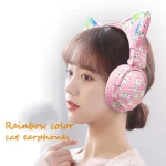 VJ371 Tuya RGB Cat Ear Wireless Bluetooth Earphone with Detachable Microphone - Image 7
