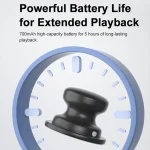 EWA A117 Portable Mini Magnetic Phone Holder Bluetooth Metal Speaker - Image 8