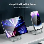 029 Desktop Portable Folding Aluminum Alloy Phone Holder - Image 2