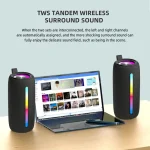 L12 Colorful LED Wireless Bluetooth-compatible Portable Speaker - Image 5