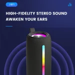 L12 Colorful LED Wireless Bluetooth-compatible Portable Speaker - Image 7