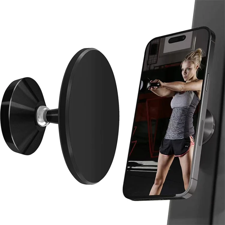 ZF015 Magnetic Suction Lazy Aluminum Alloy Phone Holder, ZF015 (Black), ZF015 (Silver)