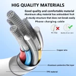 Fast Charging Data Cable, Length: 1m, Type-C to Type-C PD 60W, Type-C to 8 Pin, USB to 8 Pin, USB to Type-C - Image 4