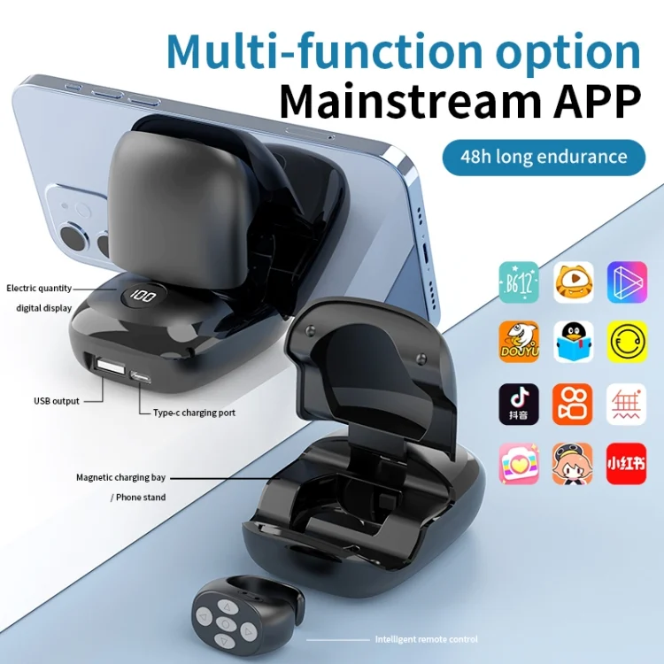 EDA0059616_B5.webp JX-06s Multifunctional Mobile Phone Smart Bluetooth Remote Control Ring with Charging Box, JX-06s - Image 6