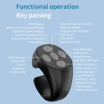JX-06s Multifunctional Mobile Phone Smart Bluetooth Remote Control Ring with Charging Box, JX-06s - Image 8