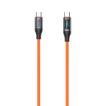TOTU CB-7-CC 100W USB-C / Type-C to Type-C Digital Display Fast Charging Silicone Cable, Length: 1m, CB-7-CC