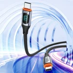 TOTU CB-7-CC 100W USB-C / Type-C to Type-C Digital Display Fast Charging Silicone Cable, Length: 1m, CB-7-CC - Image 2