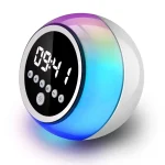 P12 Clock Alarm Digital Display LED Ambient Light Bluetooth Speaker - Image 3