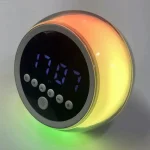 P12 Clock Alarm Digital Display LED Ambient Light Bluetooth Speaker - Image 4