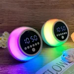 P12 Clock Alarm Digital Display LED Ambient Light Bluetooth Speaker - Image 5
