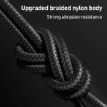 Yesido CA91 3A 3 in 1 USB to 8 Pin+USB-C/Type-C+Micro USB Aluminum Alloy Data Cable, Length: 1m - Image 6