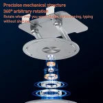 Yesido C293 360 Degree Rotating Foldable Tablet Desk Stand, C293 - Image 3