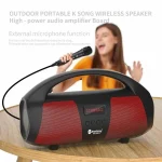 NewRixing NR2055 Wireless Portable TWS Bluetooth Speaker with Microphone, NR2055 - Image 5