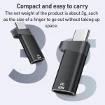 ADS-615 PD 60W USB-C/Type-C Male to 8 Pin Female Adapter, ADS-615 - Image 5