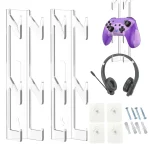 2pcs YX072 Acrylic Game Controller and Headphone Wall Mount - Image 2