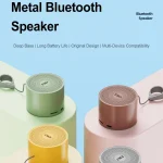 EWA A129 Mini Bluetooth 5.0 Bass Radiator Metal Speaker - Image 2