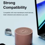 EWA A129 Mini Bluetooth 5.0 Bass Radiator Metal Speaker - Image 8