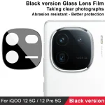 IMAK Rear Camera Lens Glass Film Black Version, For vivo iQOO 12 5G / 12 Pro 5G - Image 2
