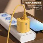 PD20W Type-C + USB QC3.0 Charging Charger, EU Plug, US Plug - Image 5
