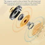 L850 Foldable ENC Noise Reduction Wireless Bluetooth Earphone with Microphone - Image 6