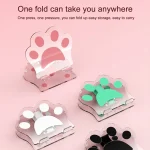 Portable Foldable Cat Claw Acrylic Lazy Holder, Black, Orange, Pink, Green, White - Image 6