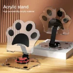 Portable Foldable Cat Claw Acrylic Lazy Holder, Black, Orange, Pink, Green, White - Image 7