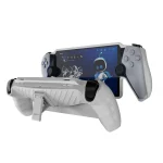 TPU Stripe Game Console Case with Holder, TPU Stripe