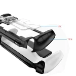TPU + PC Game Console Protective Case with Holder, TPU + PC - Image 5