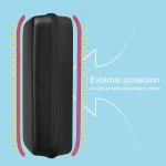 Portable EVA Leather Grain Game Console Storage Bag, Storage Bag - Image 3