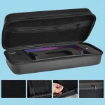Portable EVA Leather Grain Game Console Storage Bag, Storage Bag - Image 4