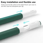 Transparent Jelly Stylus Protective Cover, For Apple Pencil (USB-C) - Image 3