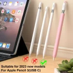 Transparent Jelly Stylus Protective Cover, For Apple Pencil (USB-C) - Image 7