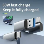 60W USB to USB-C/Type-C Female Charging Transfer Adapter - Image 6